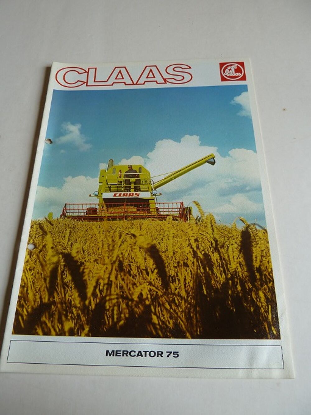 Prospectus moissonneuse CLAAS MERCATOR 75 