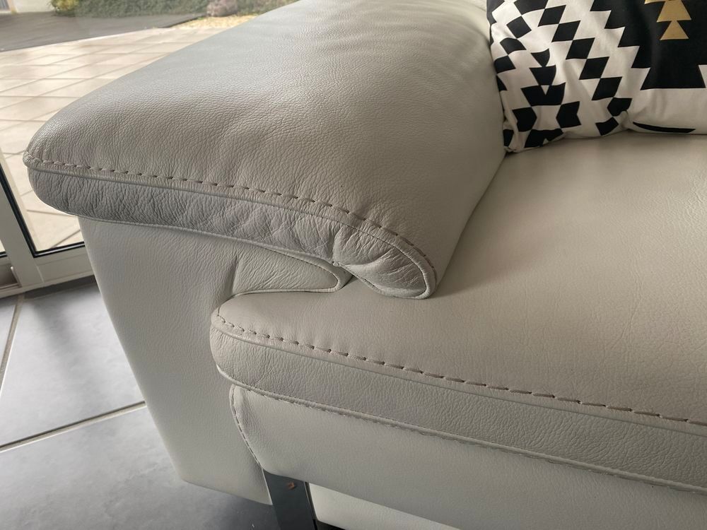 Canap&eacute; cuir haut de gamme Mobilier de France Meubles