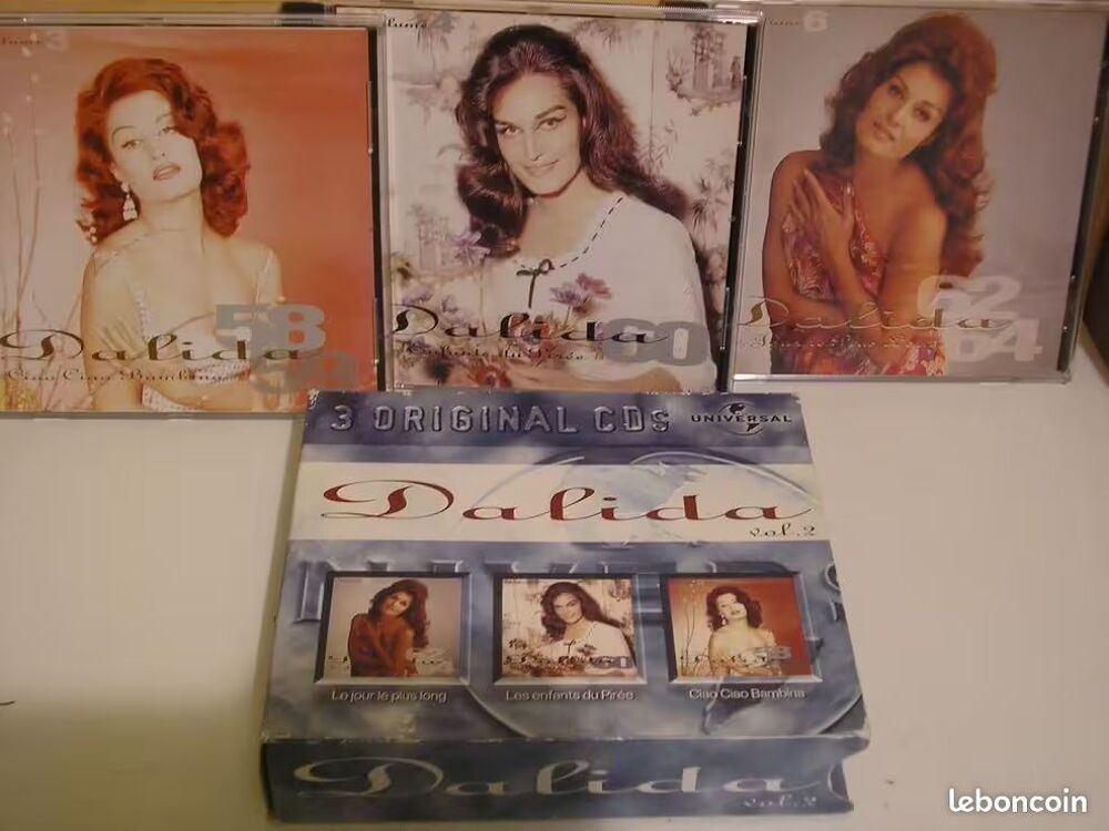 DALIDA - Coffret 3 CD - Produit Saisonnier Vol. 2 CD et vinyles