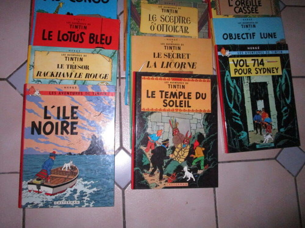 LOT DB TINTIN ET MILOU Livres et BD