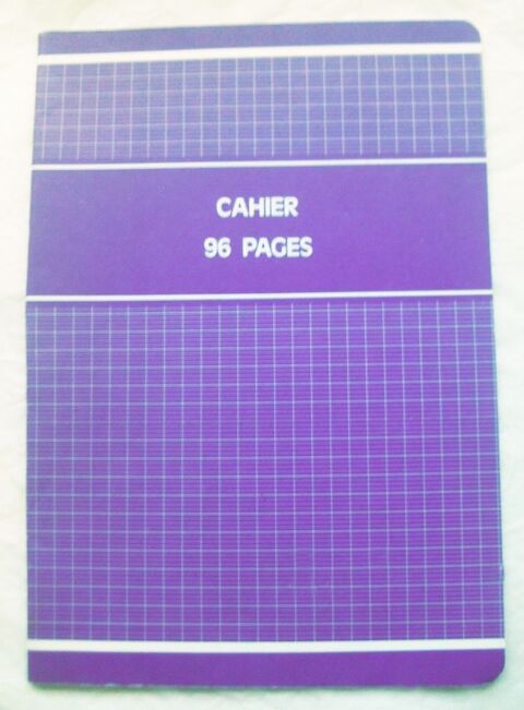 CahierA4, 96 pages, grands carreaux 1 Villeurbanne (69)
