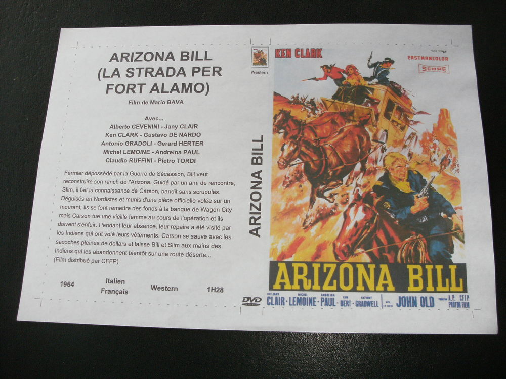 Film : " Arizona Bill " DVD et blu-ray