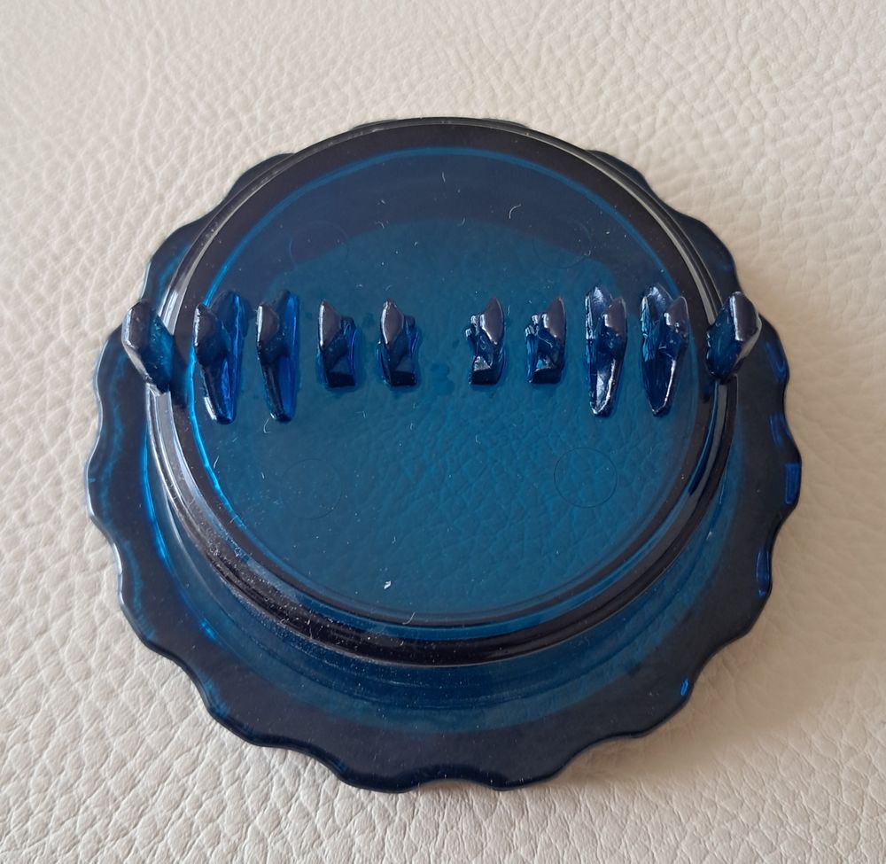 presse ail en acrylique marque garlic chef 
couleur bleu Cuisine