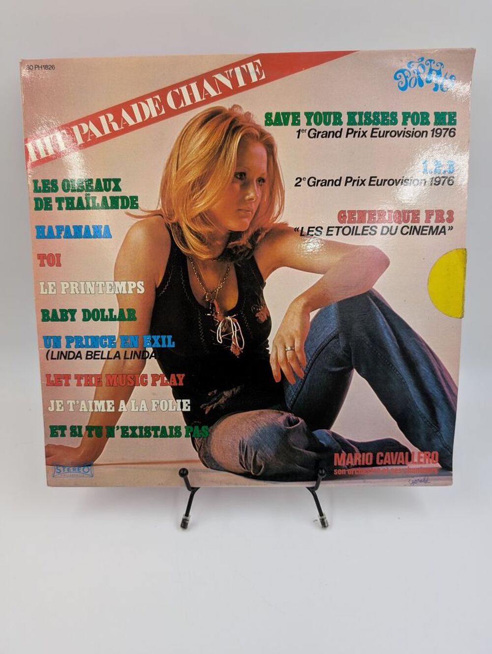 Vinyle 33 tours Hit Parade Chante : Mario Cavallero Consoles et jeux vidéos