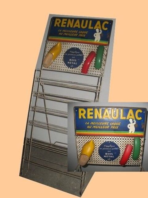 Rare presentoir publicitaire ancien renaulac 120 Bourseul (22)