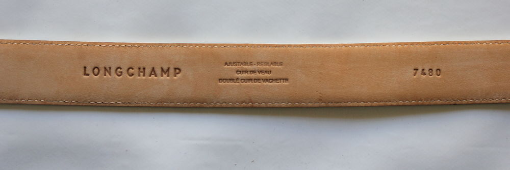 Ceinture mixte cuir blanc LONGCHAMP Maroquinerie