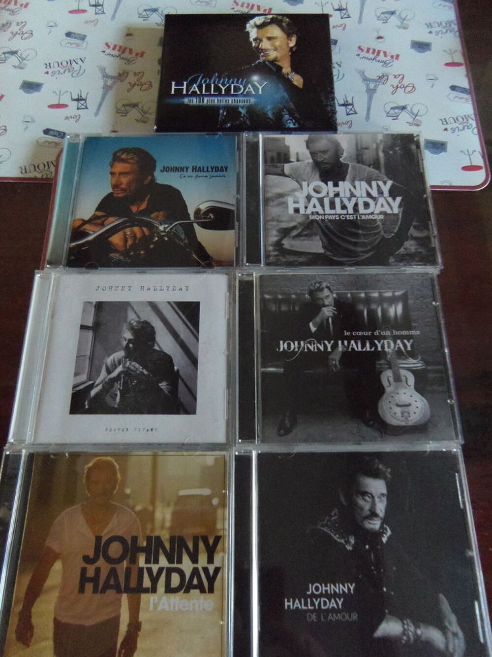 LOT 7 CD de JOHNNY CD et vinyles