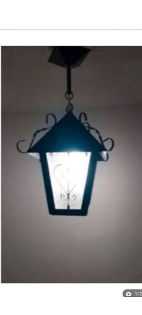 lanterne noire lustre 12 Bron (69)