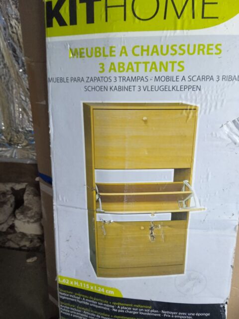 Meuble � chaussure en bois neuf 85 Broyes (51)
