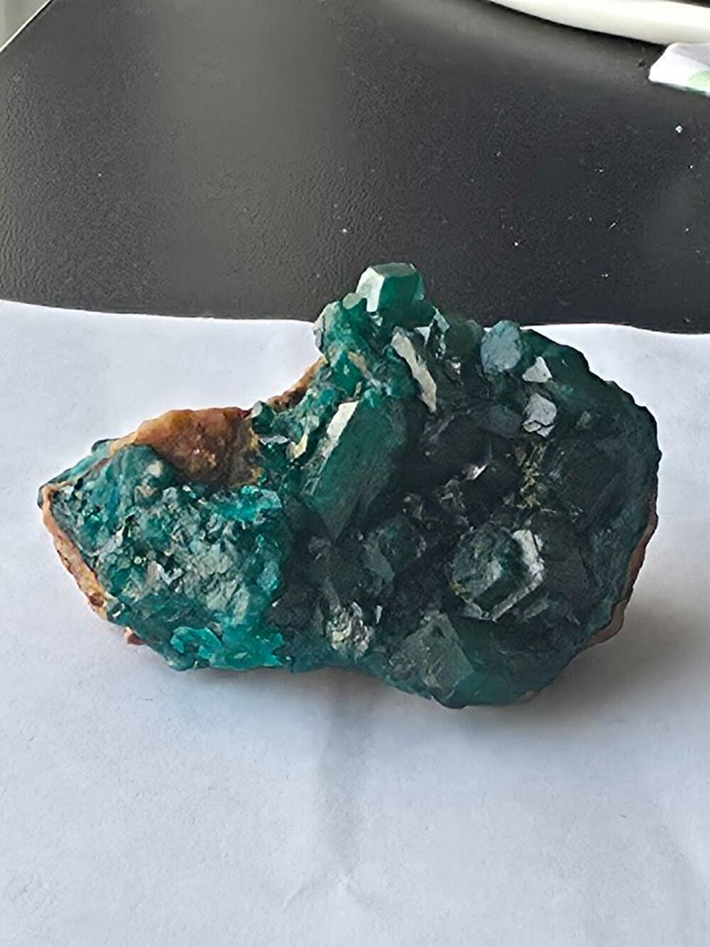 Dioptase sur Matrice du Katanga(RDC)-40g-Collection 