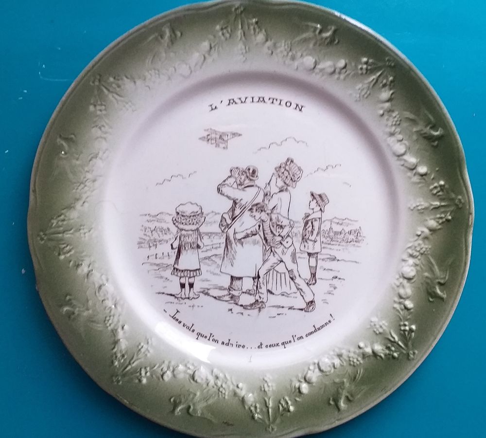 ASSIETTE PARLANTE K &sect; G LUNEVILLE : l'aviation 