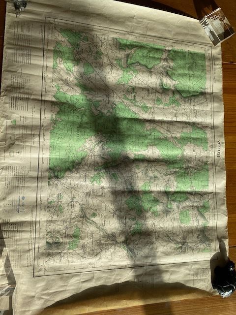 Carte IGN papier fin 
Vezelise Toul
�CARTE ETAT MAJOR 12 Cr�teil (94)