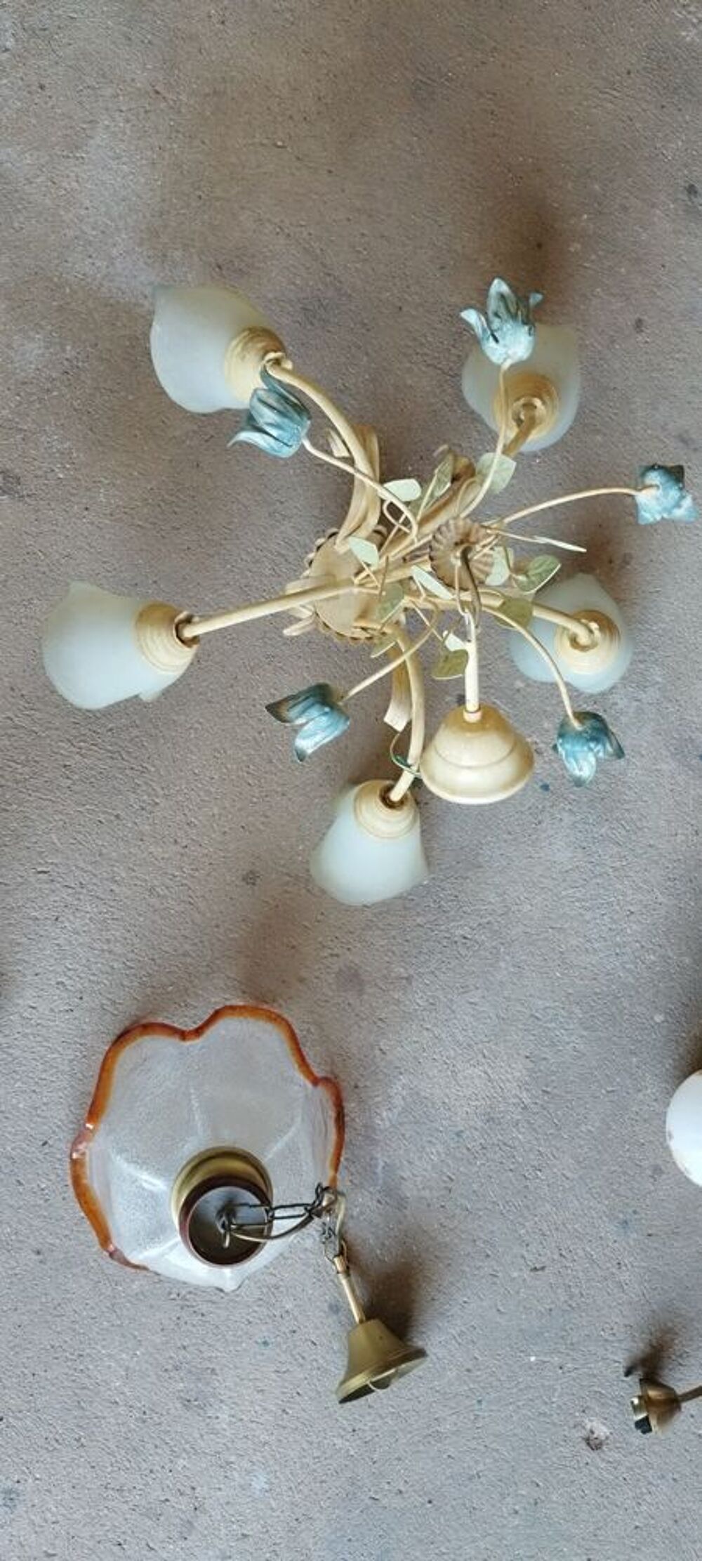 4 lustres anciens/vintage Décoration
