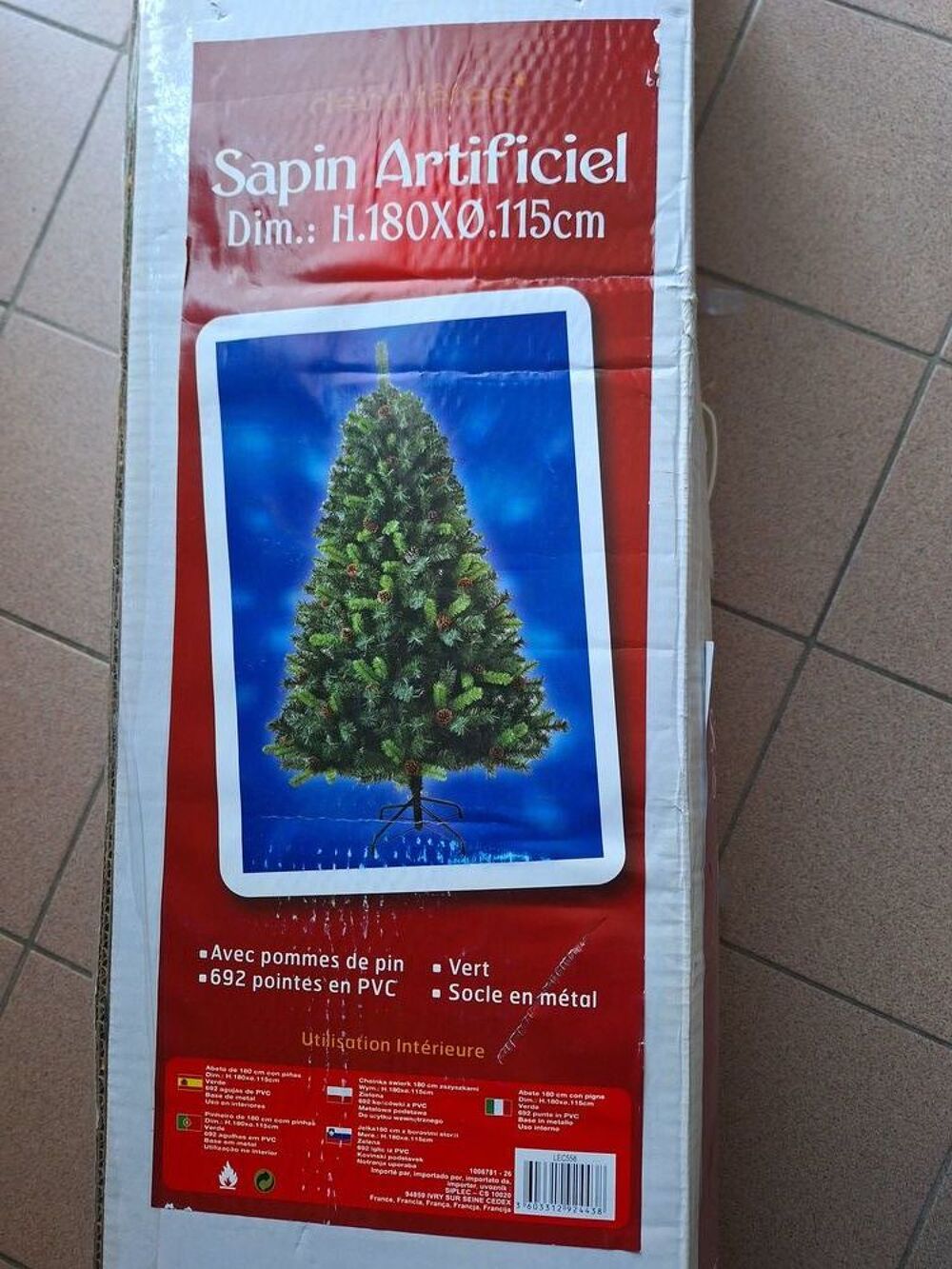 Sapin Artificiel de No&euml;l Décoration