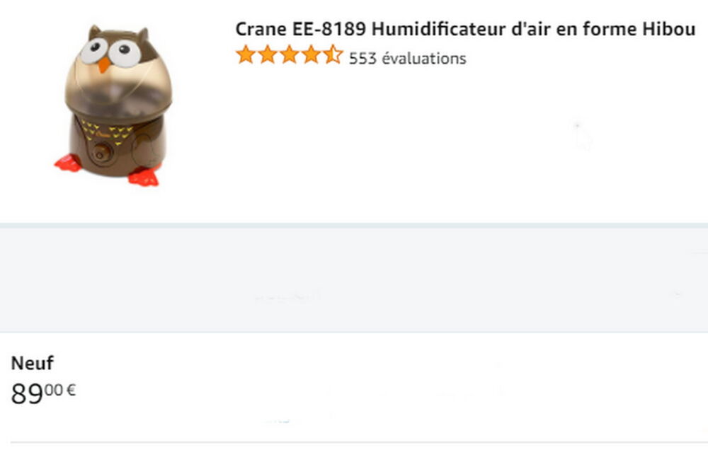 Humidificateur pour chambre d'enfant Puériculture