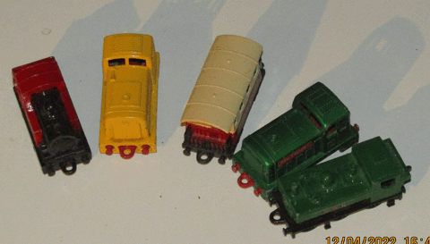 Matchbox superfeast Lesney Lot 4 locomotives et 1 wagon 20 Chcy (45)