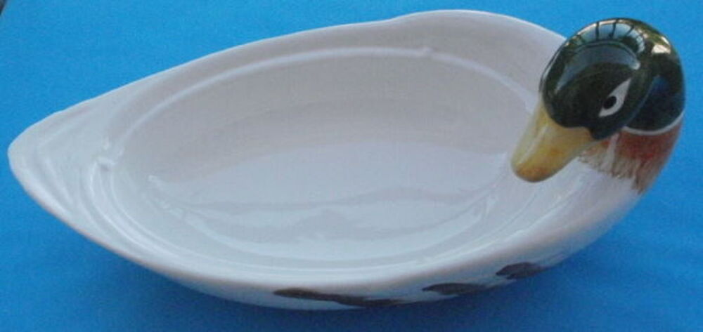 PLAT creux pour foie gras, marque SILEA, t&ecirc;te de canard Cuisine