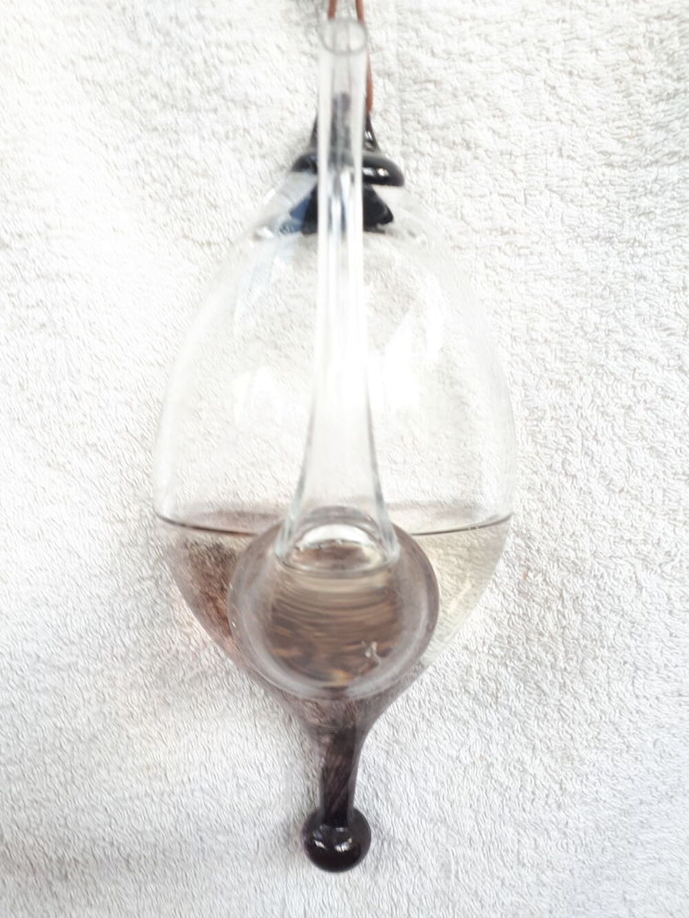 Verre tonnerre ou barom&egrave;tre Goethe anc&ecirc;tre du barom&egrave;tre 