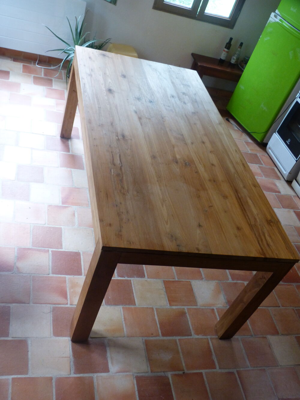 table teck cuisine Meubles