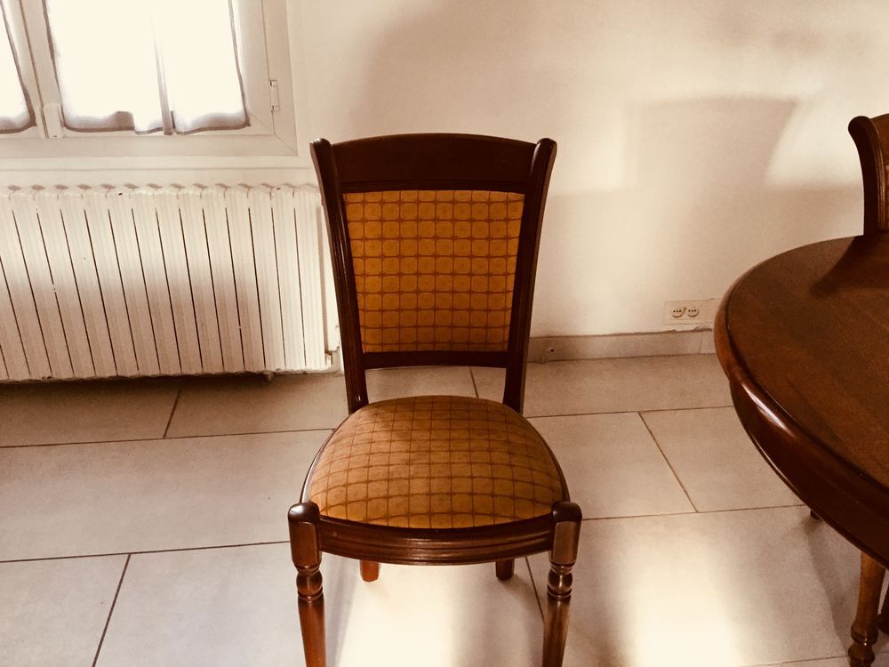 salle &agrave; manger merisier massif Louis Philippe Meubles