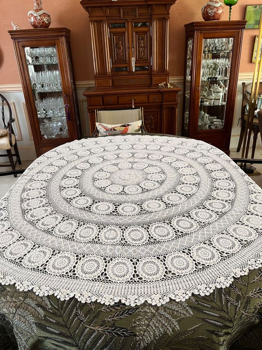 Nappe - Nappe ronde - Nappe crochet Décoration