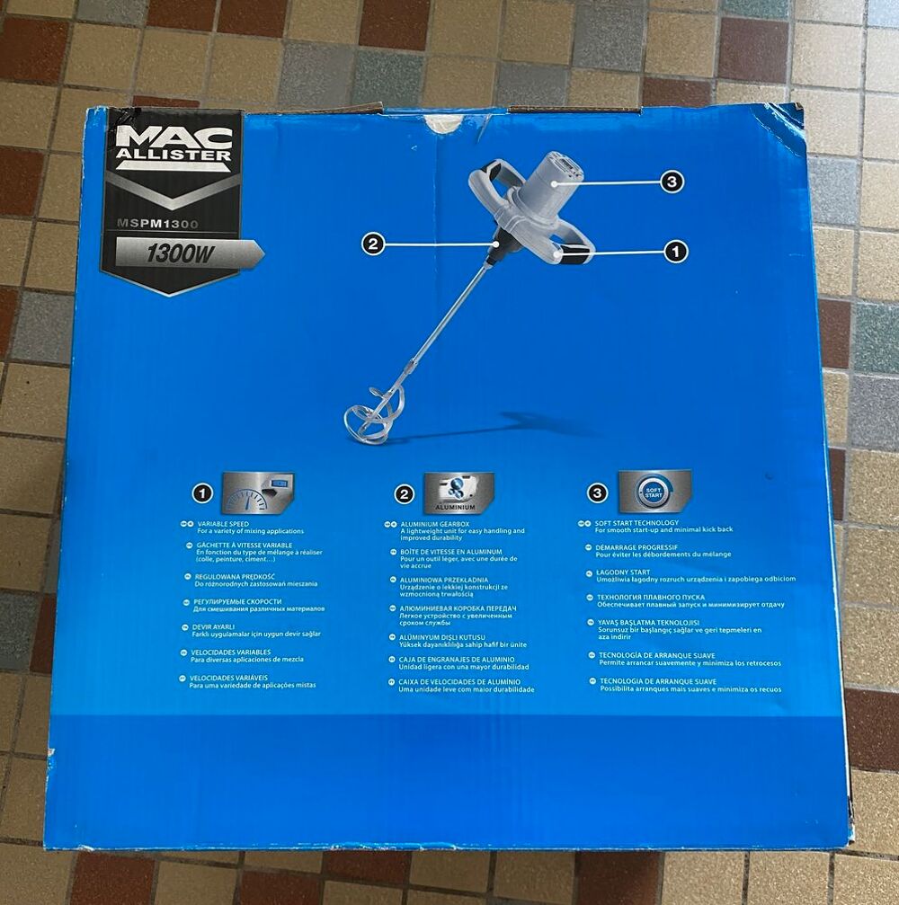 Mac Allister MSPM1300 ? Un malaxeur 1300W Bricolage