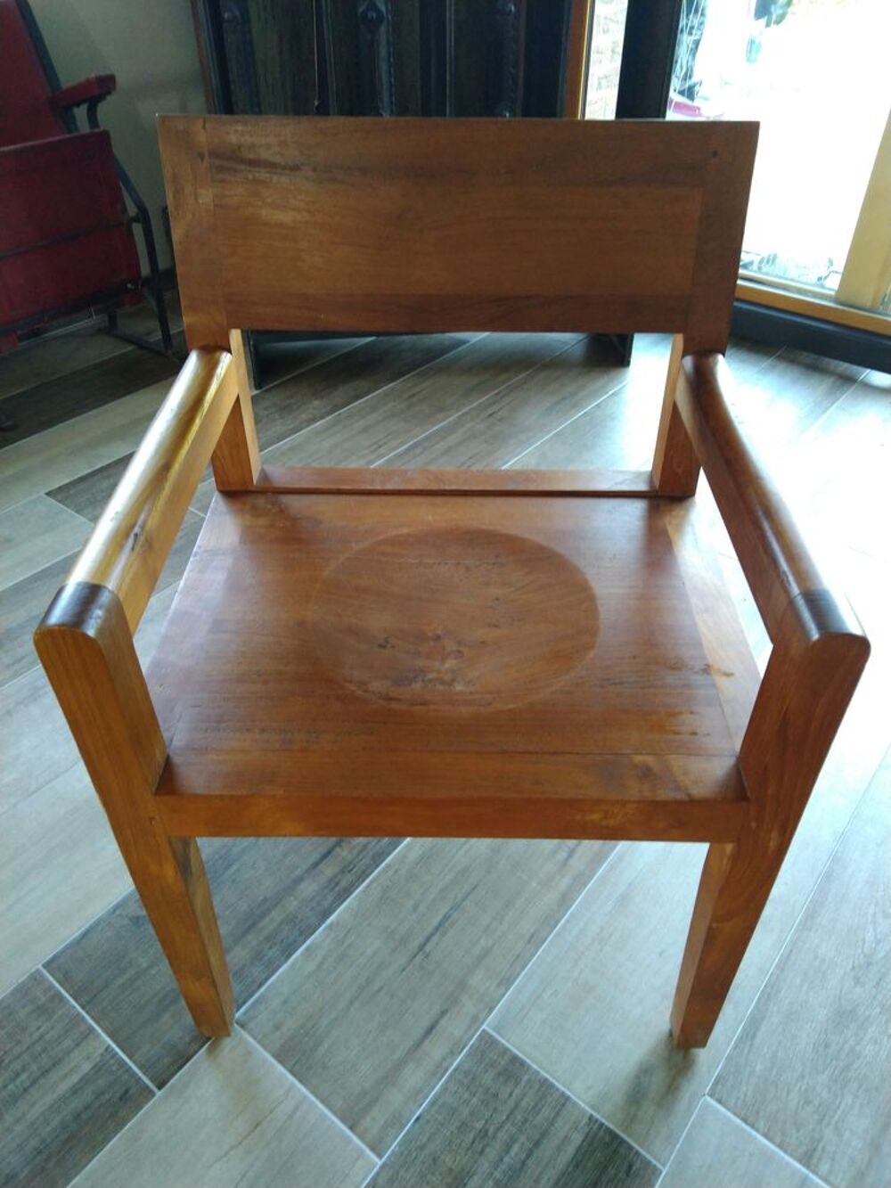 Ensemble table et chaises Teck naturel massif etnicraft Meubles