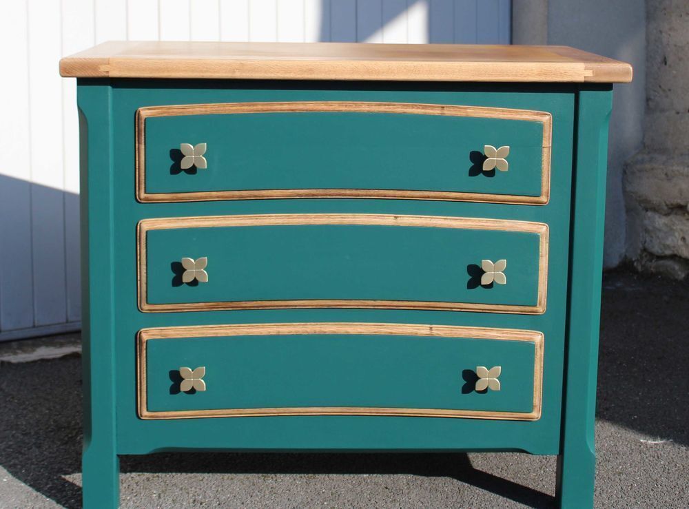 Commode en ch&ecirc;ne r&eacute;nov&eacute;e Meubles