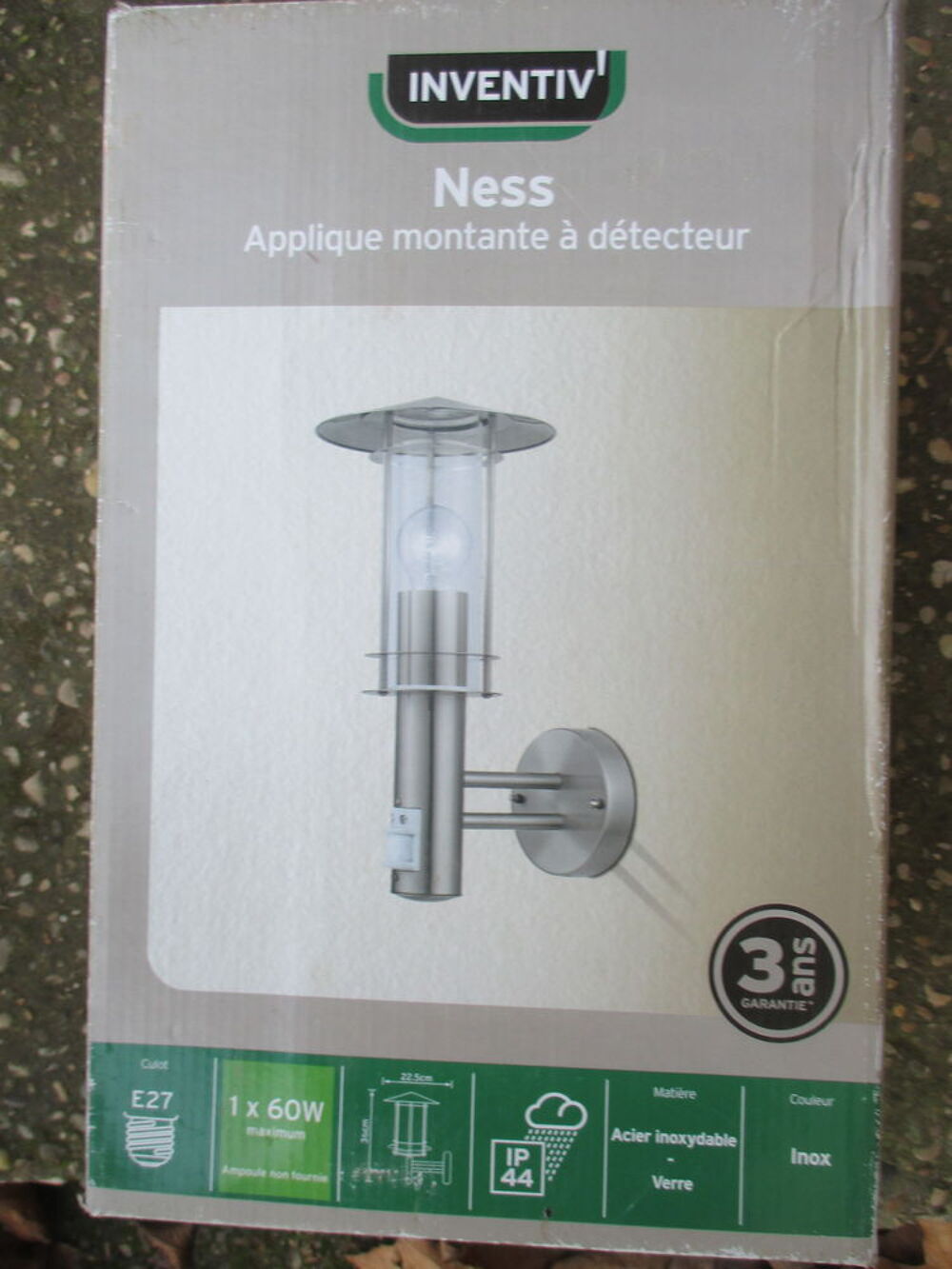 lampe applique &agrave; d&eacute;tection de mouvements Dcoration