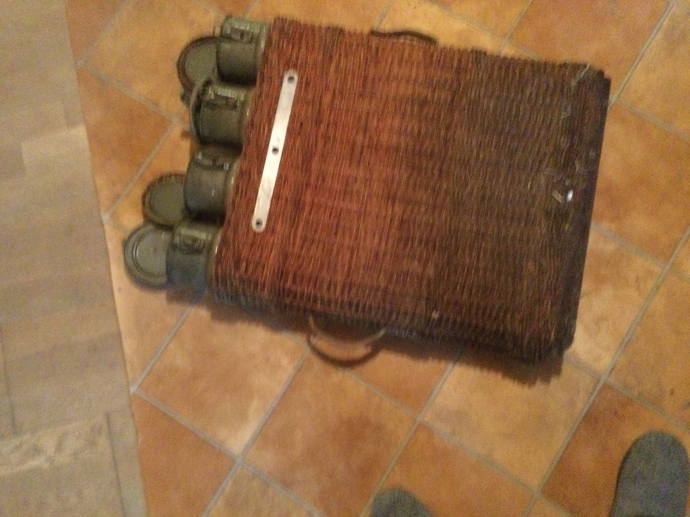  panier porte obus de la derni&egrave;re guerre 