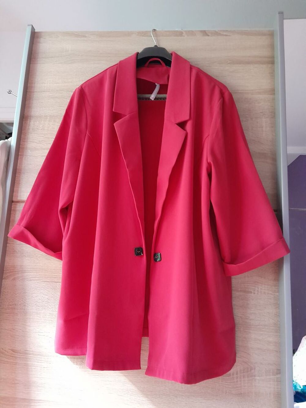 Veste rouge femme Vêtements