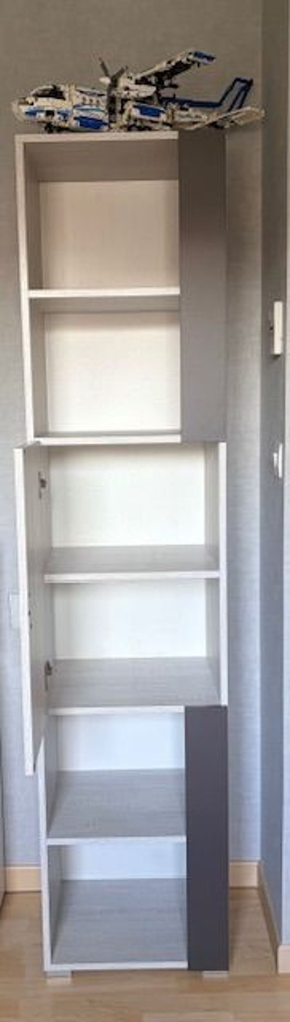 Lit 90x200 avec rangement + 2 biblioth&egrave;ques Mobilier enfants