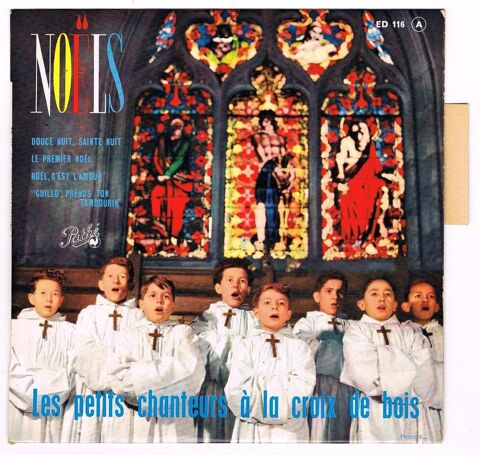 LES PETITS CHANTEURS A LA CROIX DE BOIS -45t EP- NO�LS -1961 4 Tourcoing (59)