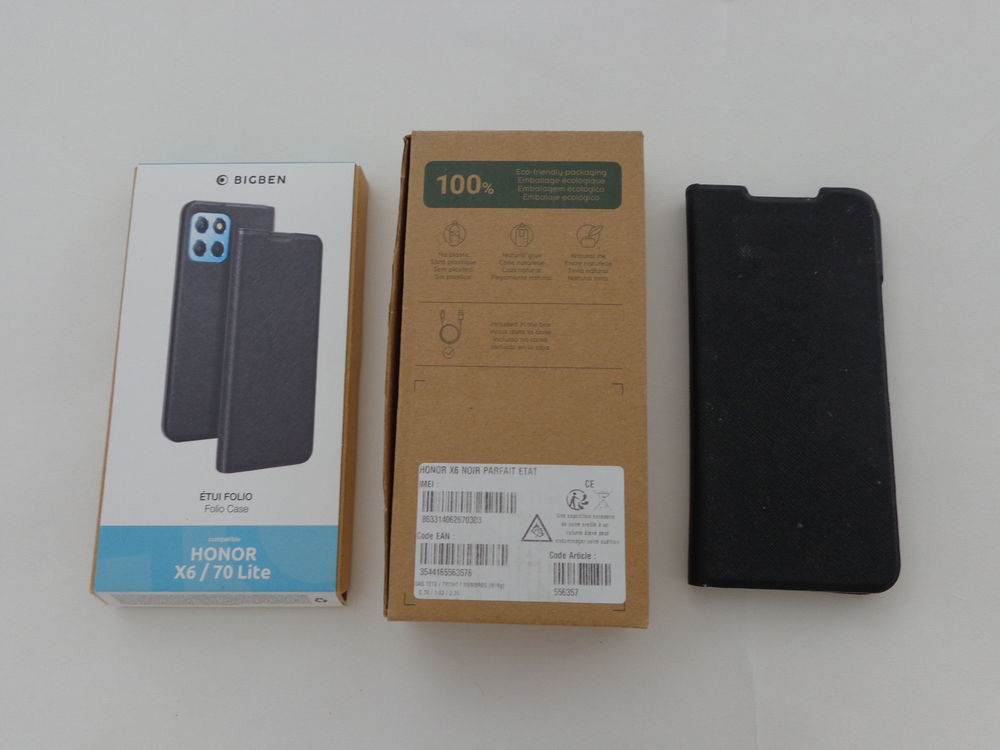 T&eacute;l&eacute;phone portable HONOR X6 NOIR Téléphones et tablettes