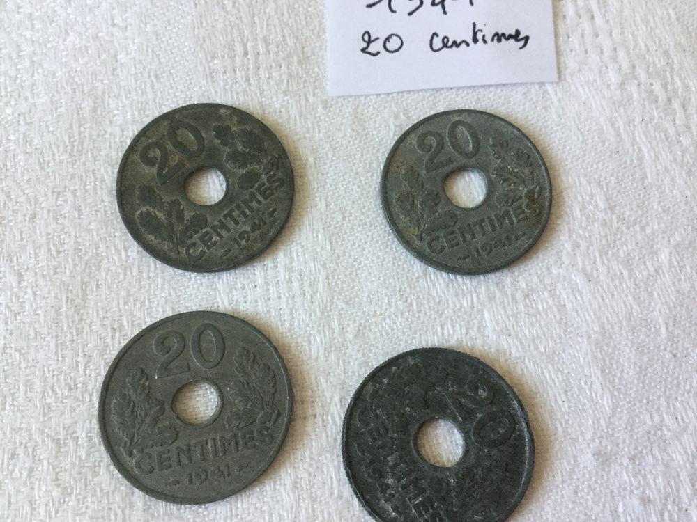 Pi&egrave;ces de monnaie anciennes 