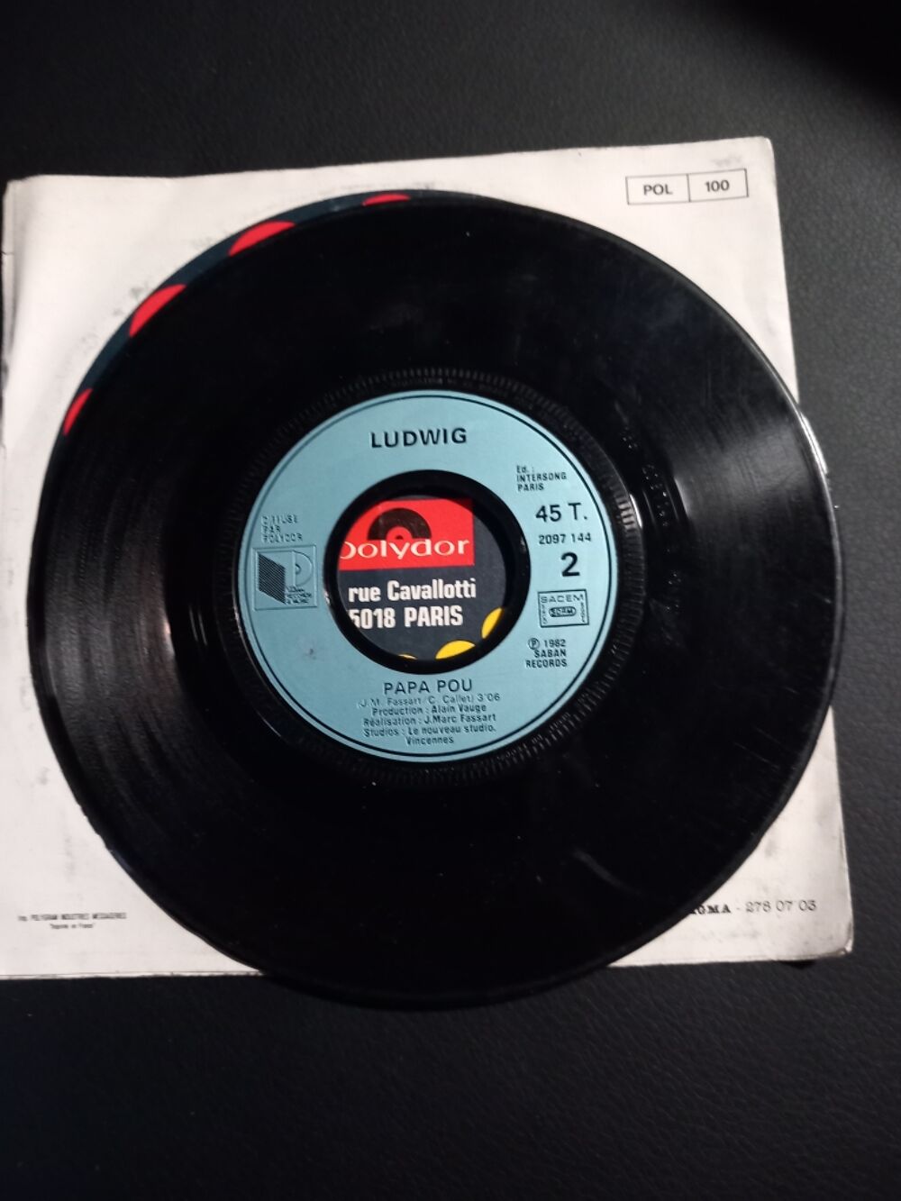45 Tours, Ludwig, radio sex appeal CD et vinyles