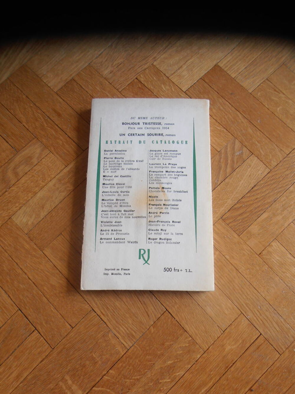Dans un mois, dans un an - 1957 (89) Livres et BD