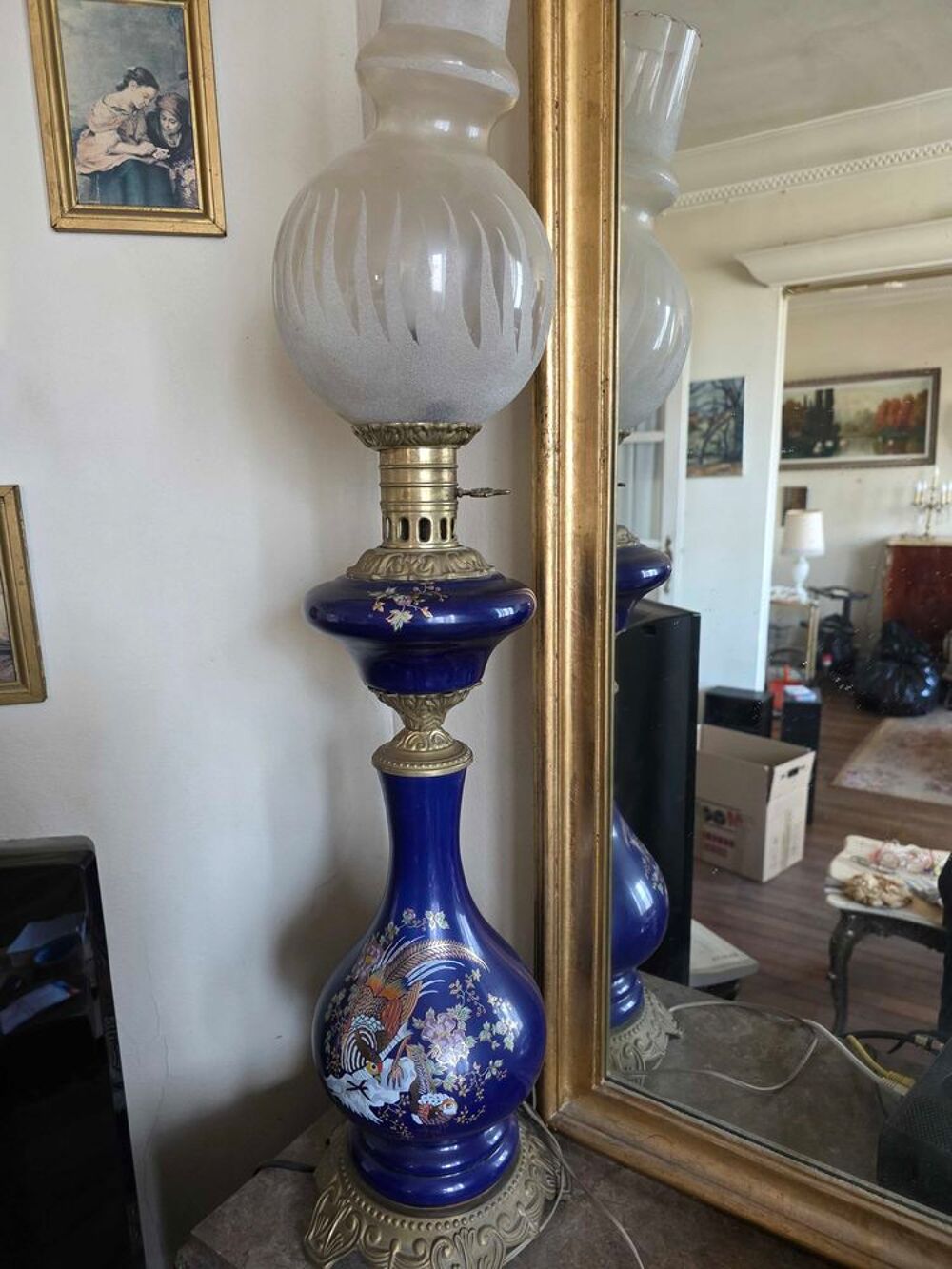 Deux superbes lampes anciennes Décoration