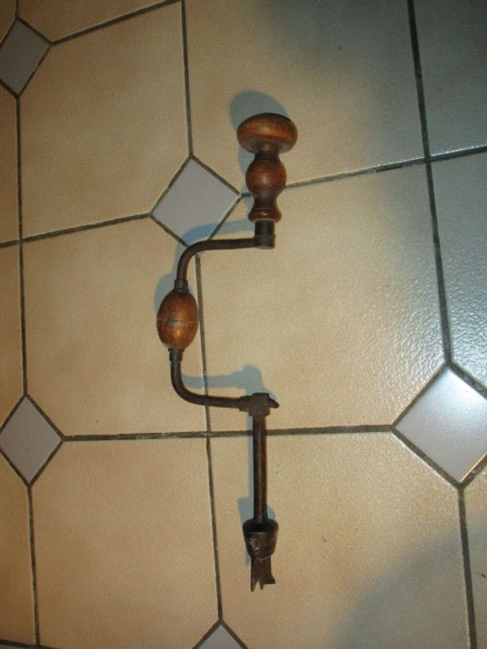  Vieux outils Vilebrequin de tonnelier 