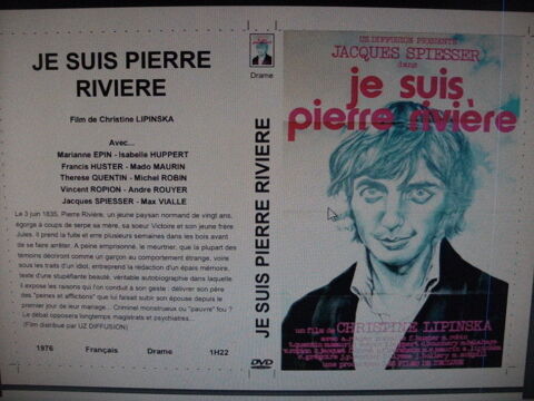 Rare film :   Je suis Pierre Riviere   40 Saint-Médard-en-Jalles (33)