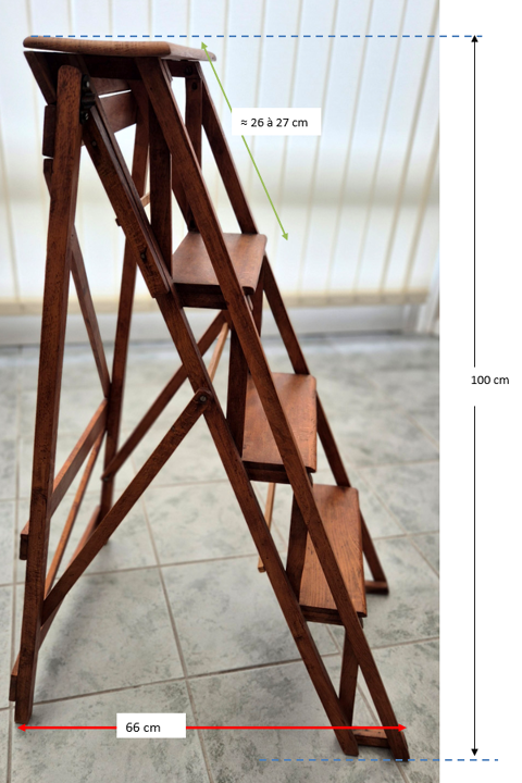 Escabeau bois cir� 80 Chalon-sur-Sa�ne (71)