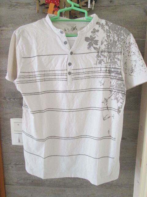 Polo beige manches courtes Armand Thiery taille M 11 Chauriat (63)