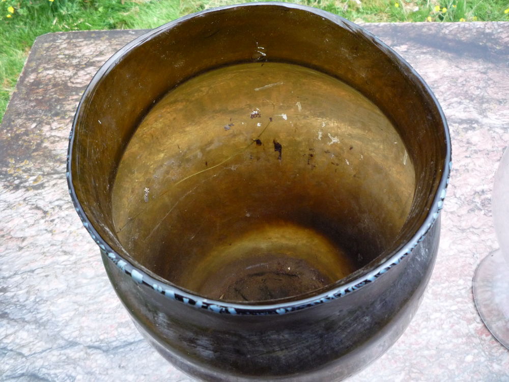 Bocal &agrave; sangsues/pot herboristerie / verre souffl&eacute;
Décoration