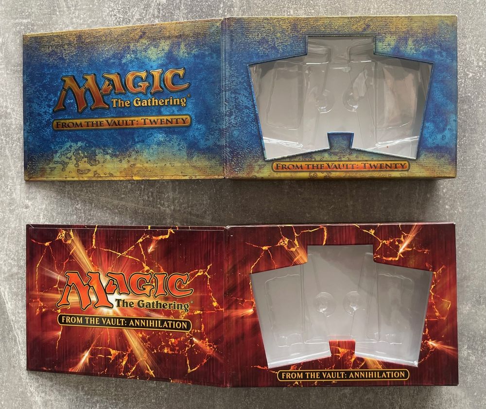 Lot de 4 boites vides magic the gathering anglaises Jeux / jouets