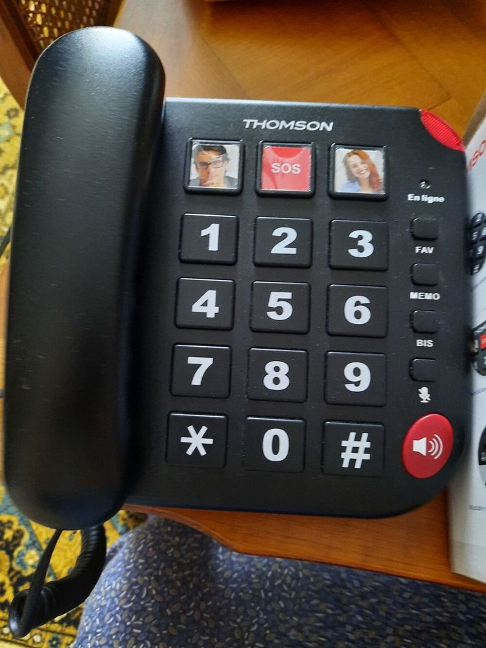 T&eacute;l&eacute;phone fixe senior Téléphones et tablettes