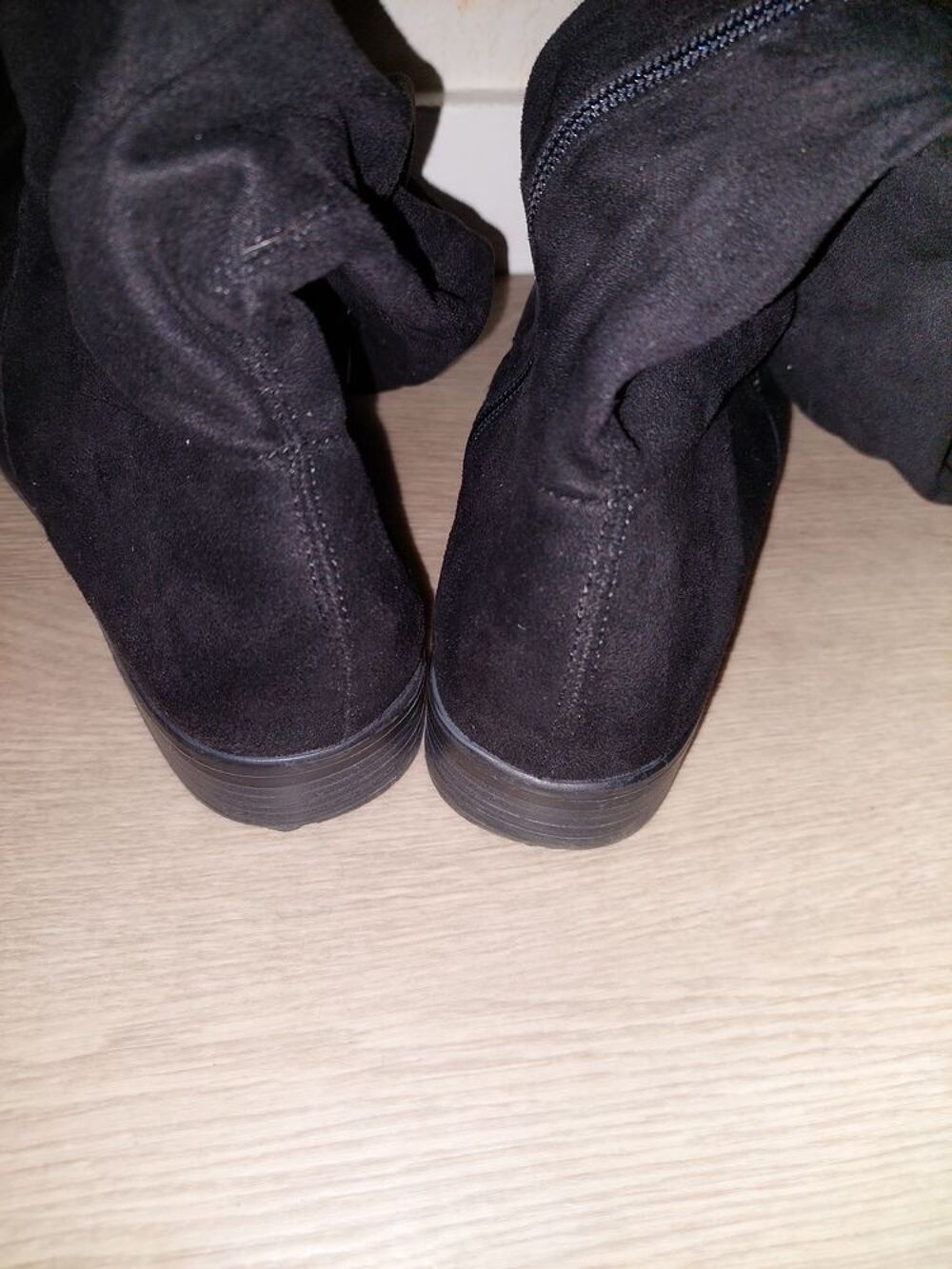 Bottes hautes noires Chaussures