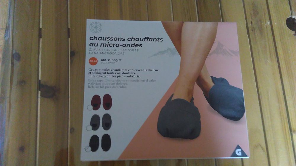 chaussons chauffants Chaussures