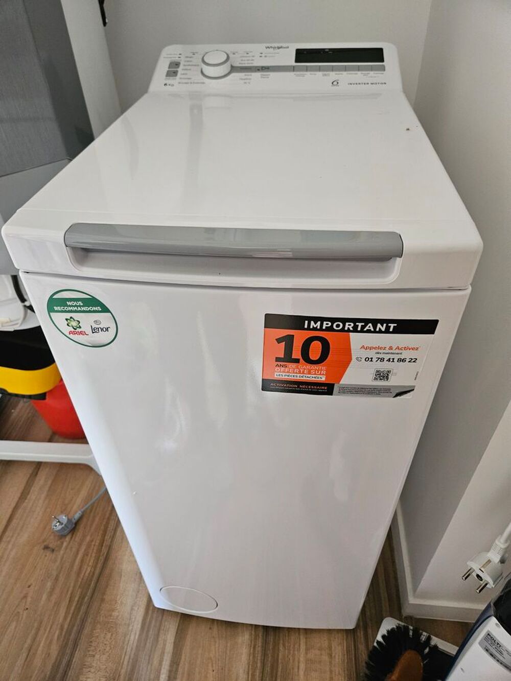 Machine &agrave; laver / lave linge Whirlpool 6kg Electroménager