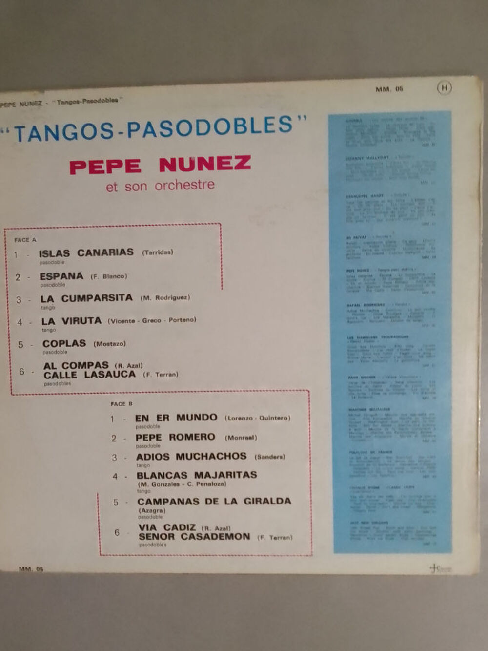 disque 33 tours tango PEPE NUNEZ Audio et hifi