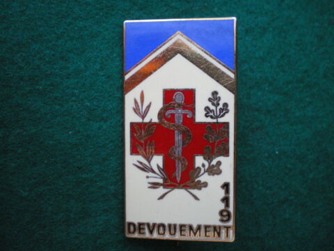 Insigne de Santé - 119°  E.N.S.S.S.A.T. 30 Caen (14)